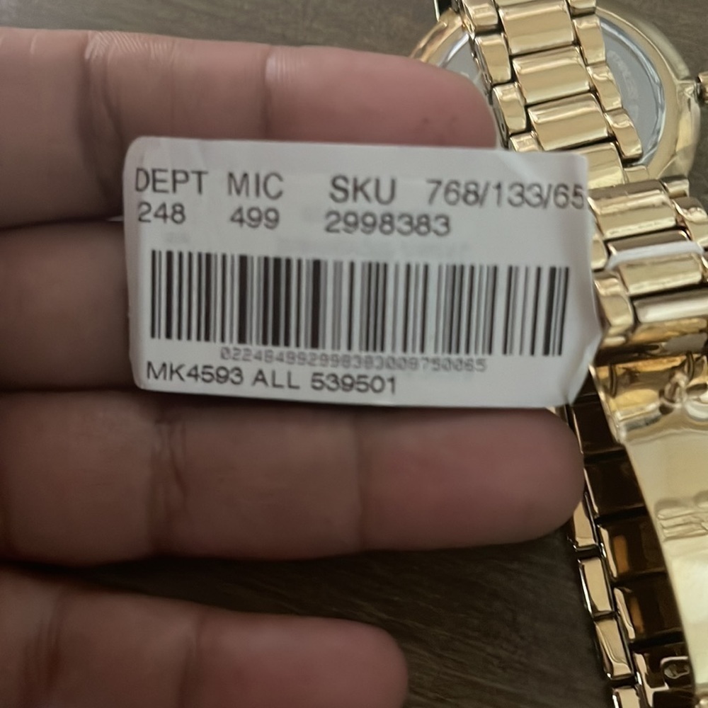 Michael Kors  Black / Gold toned steel 39 mm - Picture 7 of 9